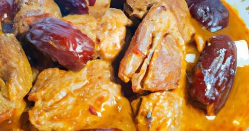 Kuřecí korma s datlemi