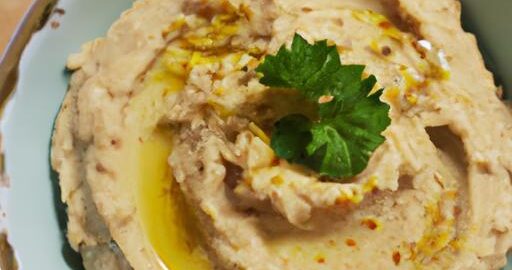 Kořeněný batátový hummus s koriandrem