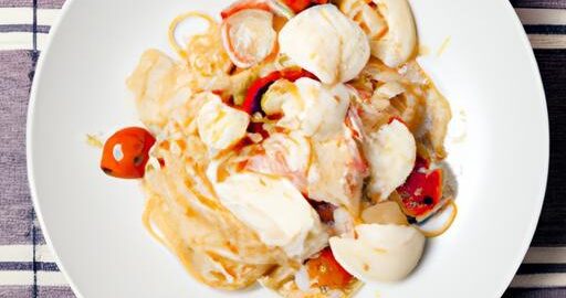 Linguine s mozzarellou a rajčaty