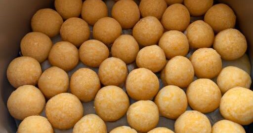 Koule z vařených brambor