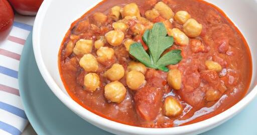 Omáčka z rajčat a cizrnky