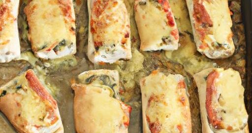 Sýrové rolky s bylinkami