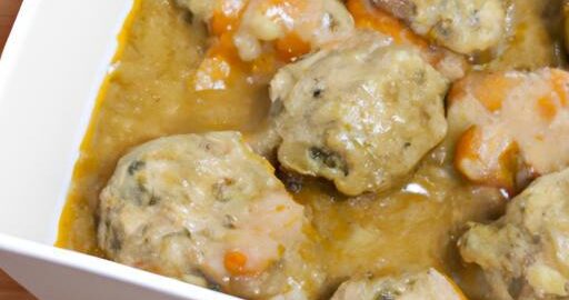 Kuřecí s kuličkami a omáčkou