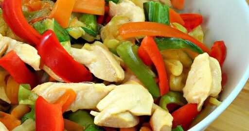 Kuřecí smaženice s restovanou zeleninou