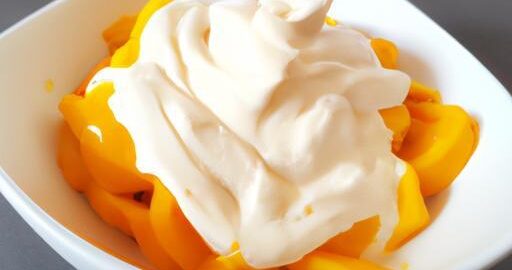 Mangový jogurtový dip na grilovanou zeleninu