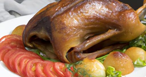 Pečená kachna se zeleninou