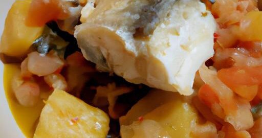 Moqueca z tresčího masa