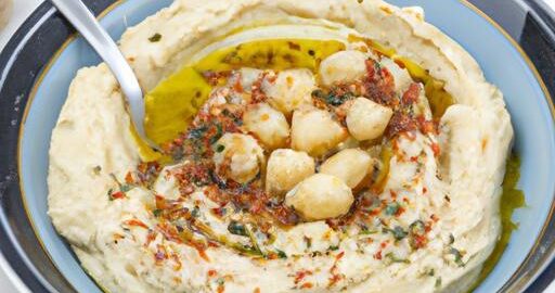 Hummus s pečeným česnekem