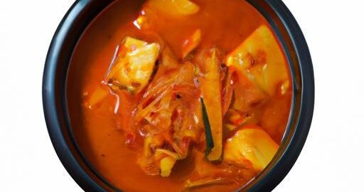 Kimchi jjigae – korejský pikantní polévka
