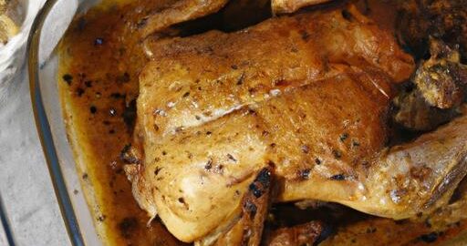 Kuřecí nádivec s máslovou omáčkou