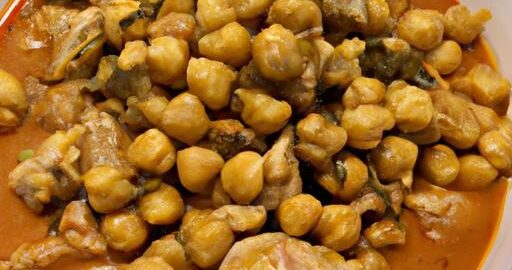 Rajský kuřecí curry s cizrnou