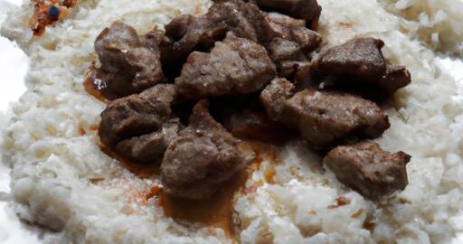 Dušená jehněčí s rýží báglava