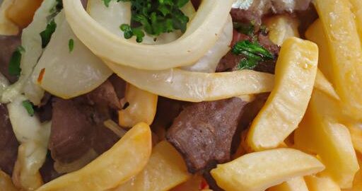 Lomo saltado s hranolkami