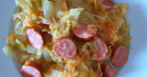 Restovaná kapusta s klobásou