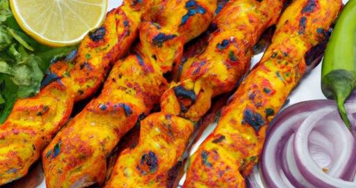 Irácký kuřecí kebab s kořením