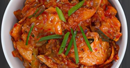 Korejské kuře s kimchi