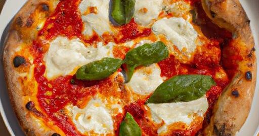 Pizza Margherita bez lepenkového dna