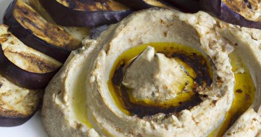 Hummus s grilovanými baklažány