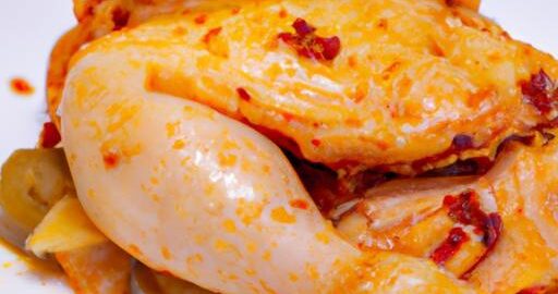Marinované kuřecí maso s kimchi