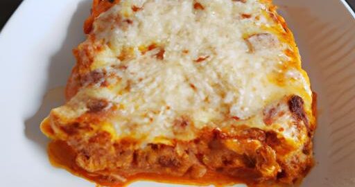 Lasagne Bolognese se sýrem Parmezán