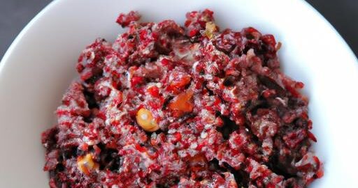 Quinoa s červenou řepou a fazolemi