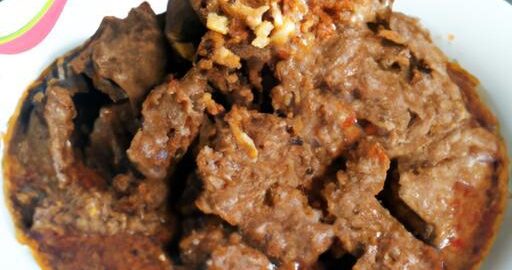 Rendang hovězí maso s kokosem