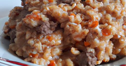 Risotto s hovězím ragú