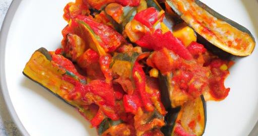 Ratatouille jemně pikantní zeleninový pokrm