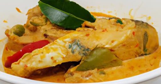Rybí curry s kokosem a chilli