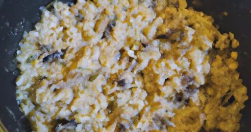 Vegetariánské risotto s houbami