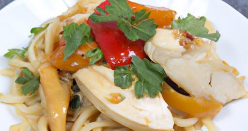 Kuřecí noodles se zeleninou