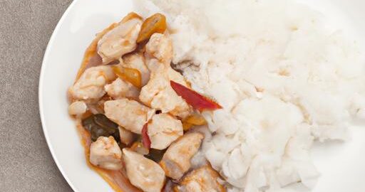 Kuřecí stir-fry s rýží