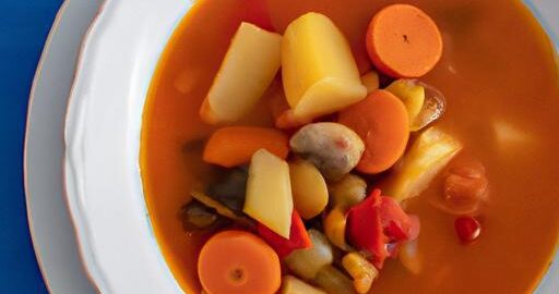 Rustikální italská polévka minestrone