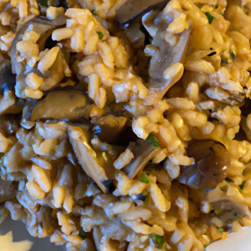 Italské risotto s houbami