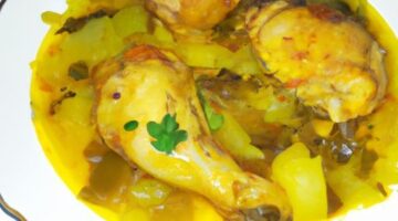 Íránské kuře se zázvorem a šafránem