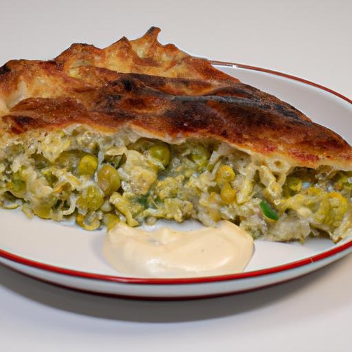 Plněný špekáček s kukuřičným salátem