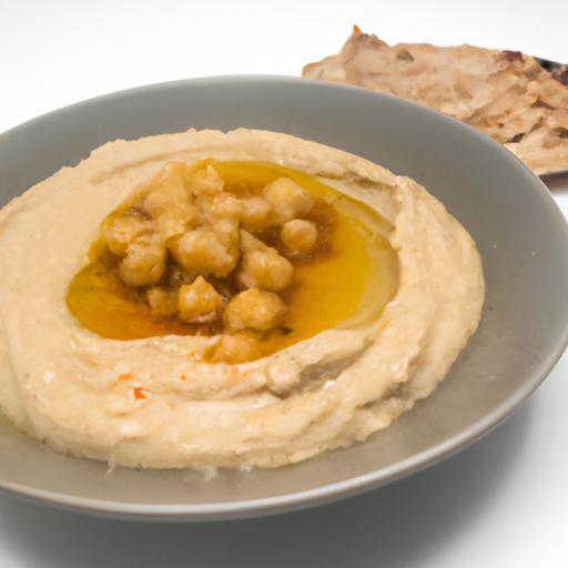Hummus z cizrnových bobů a tahini
