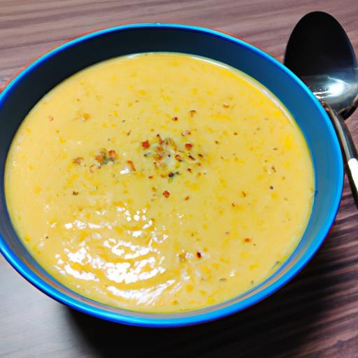 Krémová čočková polévka s kokosovým mlékem