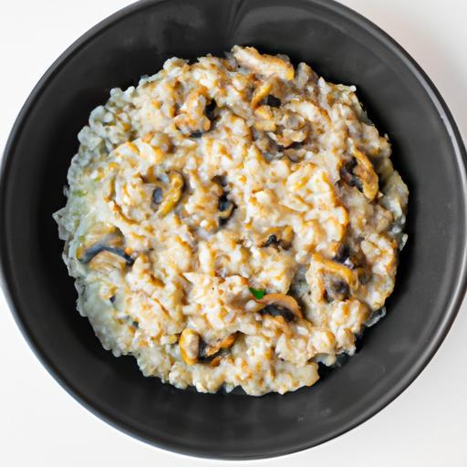 Risotto ai funghiřådej até små ringospšíky