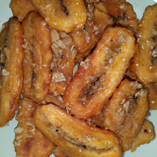 Křupavé banánové kousky s kokosovým cukrem