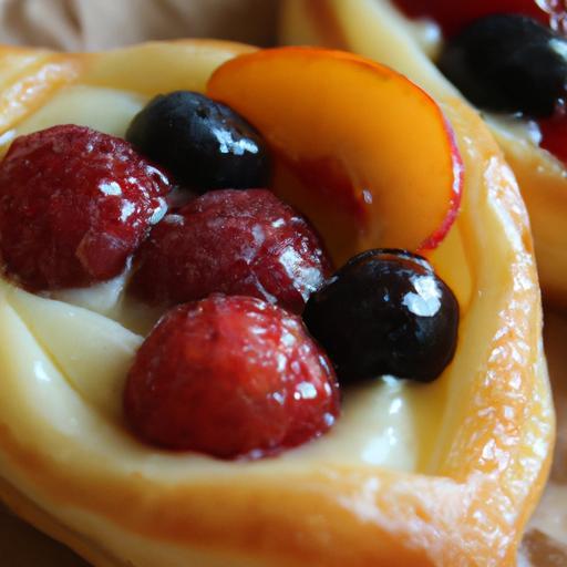 Košíčky s máslovým těstem a ovocem