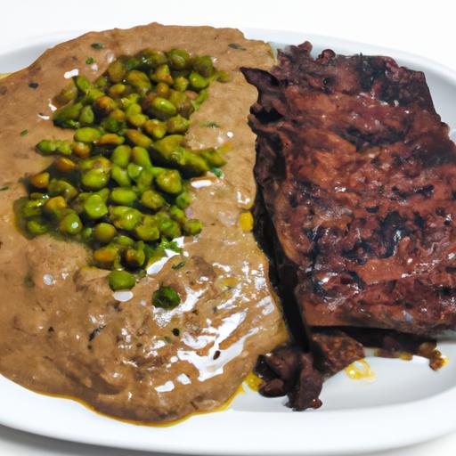 Picanha s fazolovou kaší