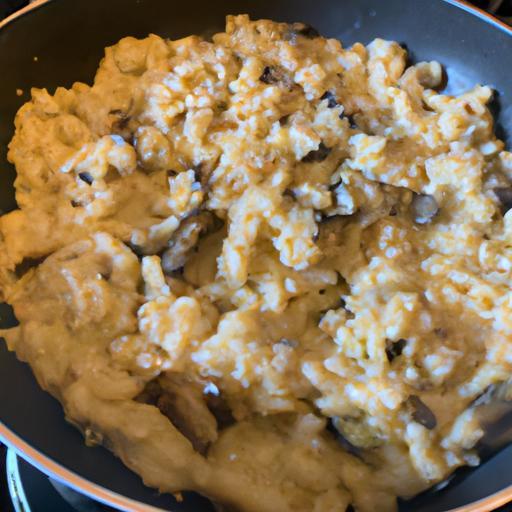 Rizoto s hříbky a sýrem