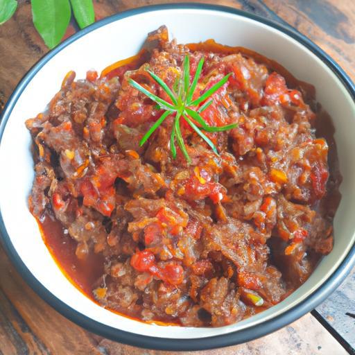 Hovězí sambal matah