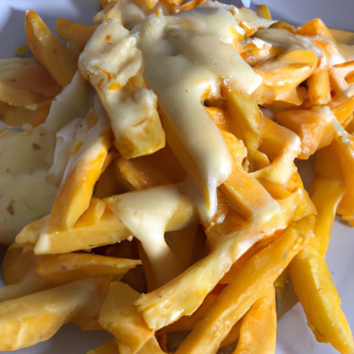 Hranolky s pečeným sýrem