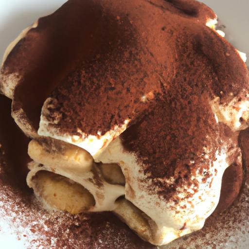 Domácí italské tiramisu s mascarpone