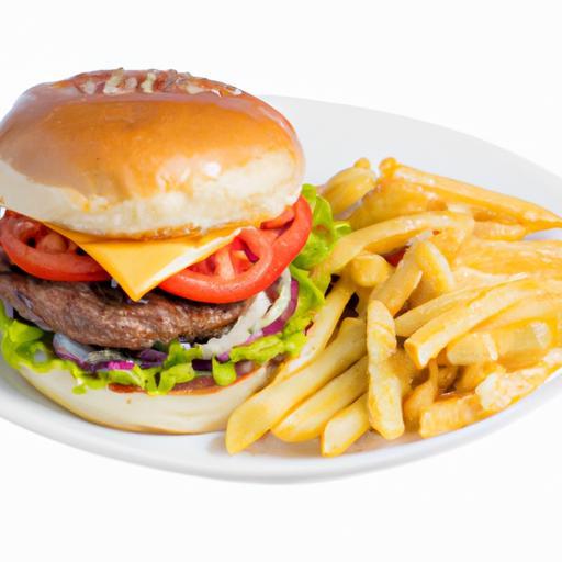 Klasyk z USA – burger s hranolkami