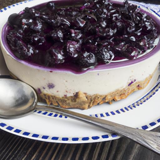 Newyorský cheesecake s borůvkami