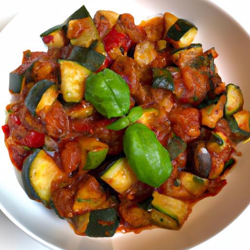 Ratatouille s čerstvou bazalkou