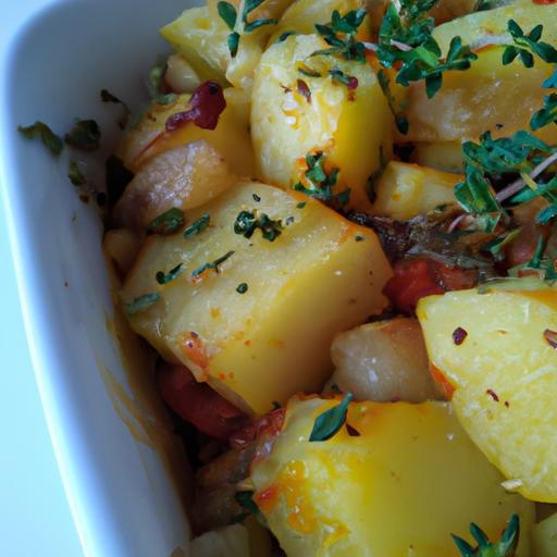 Ratatouille s bramborami a bylinkami